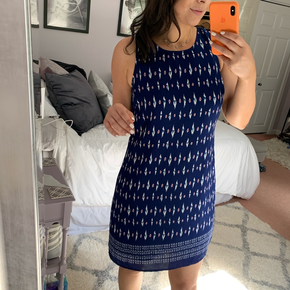 Patterned Shift Dress - image 4